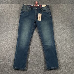 NWT Artful Rebel Luxury Denim Jeans Blue Jax Slim Fit Stretch  Mens 34x30
